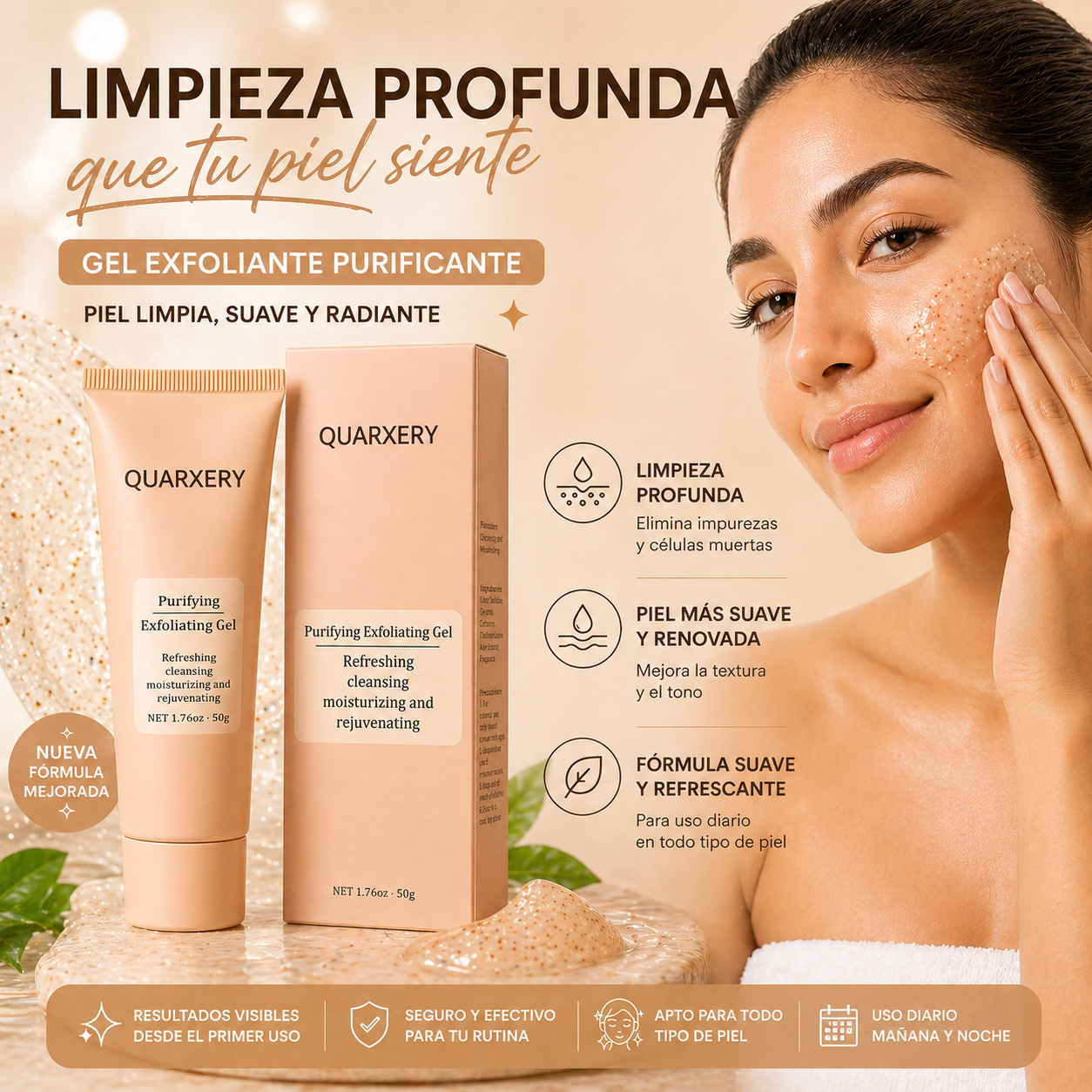 Quarxery Gel Exfoliante