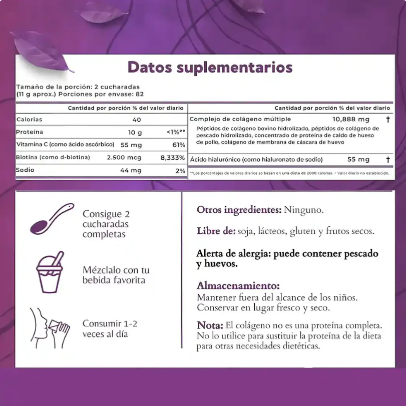 MULTICOLLAGENO PEPTIDOS || LLEVA 2X1