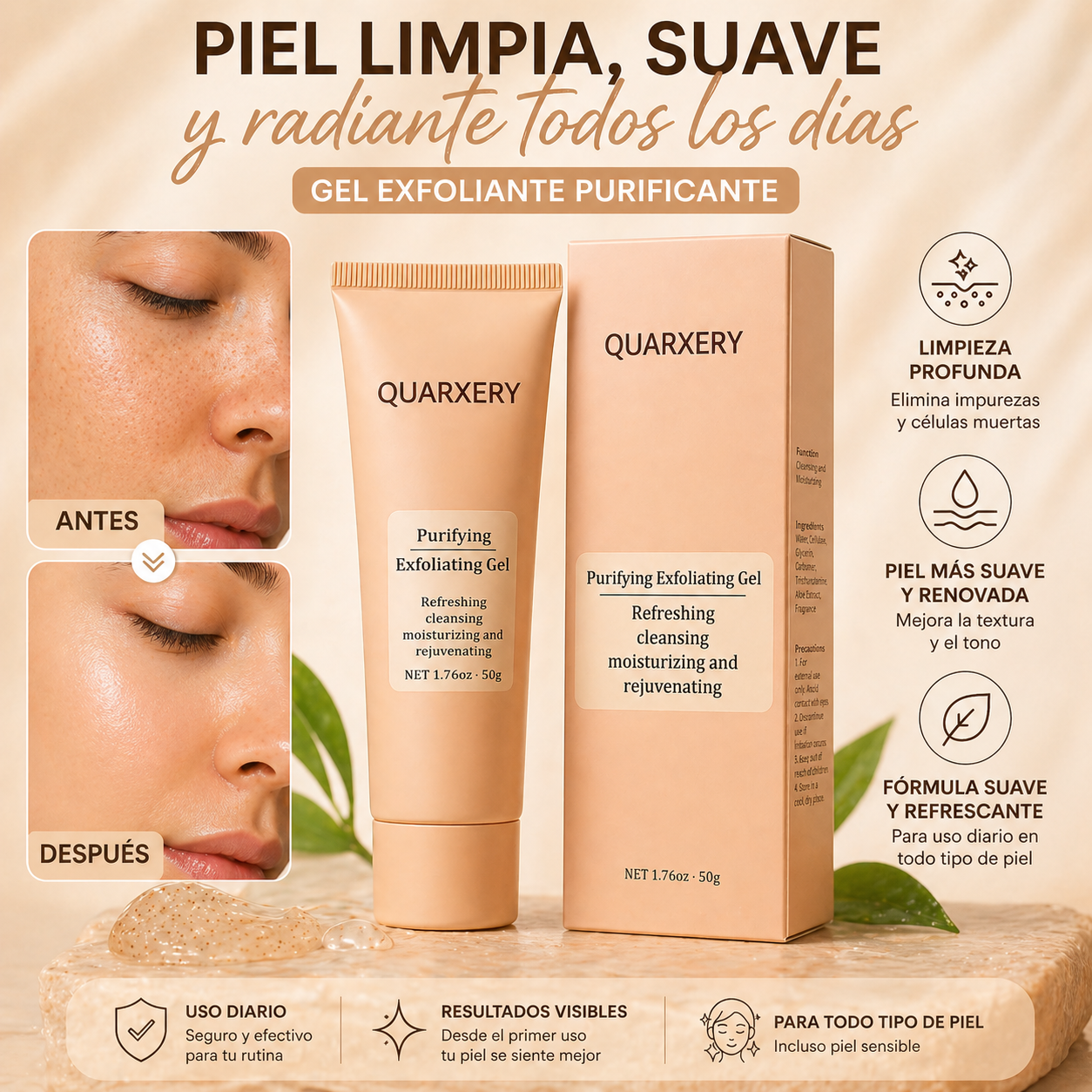 Quarxery Gel Exfoliante
