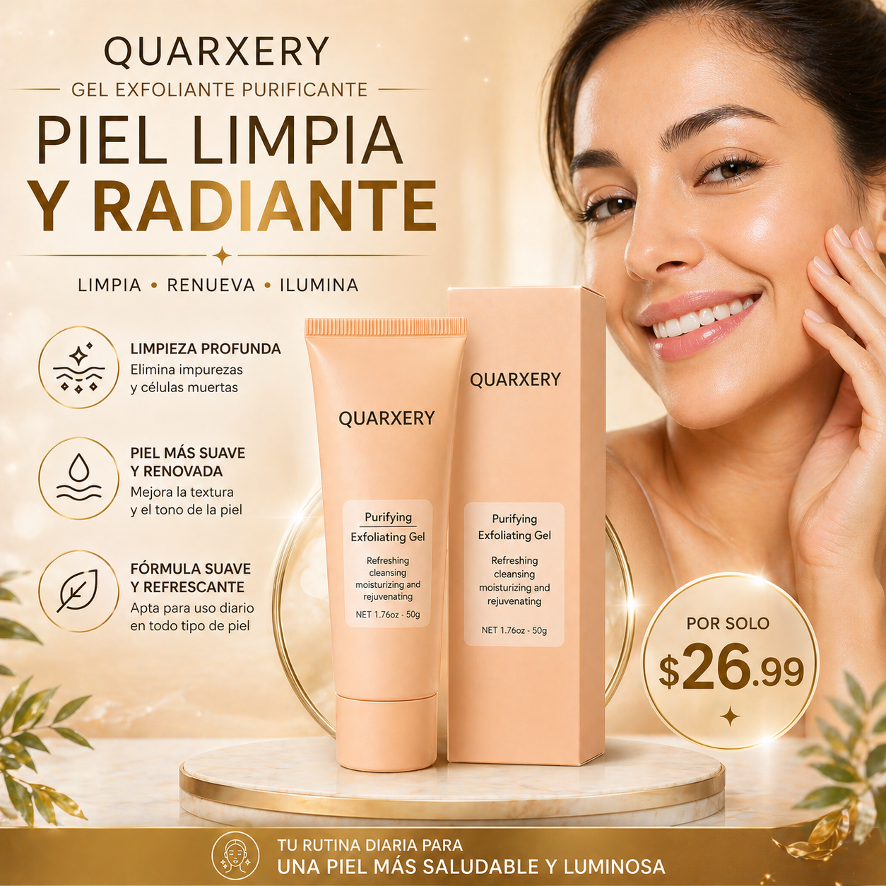 Quarxery Gel Exfoliante