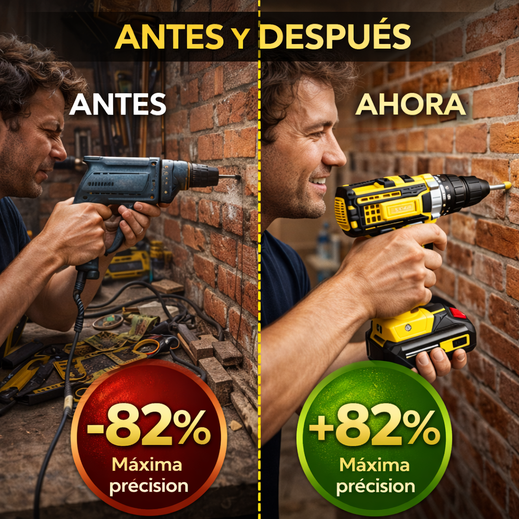 TALADRO CON BATERIAS RECARGABLES