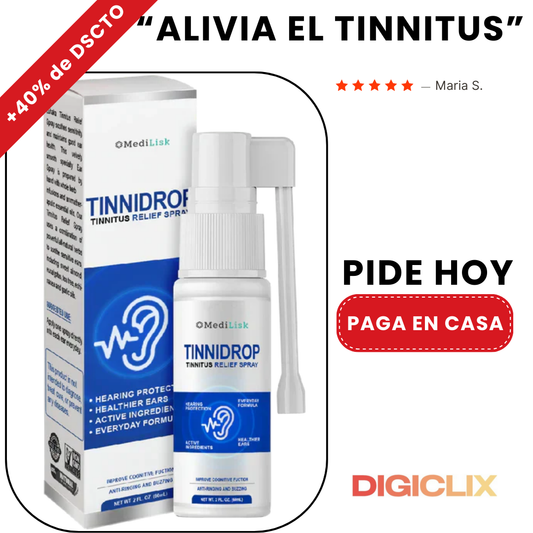 TINNIDROP || SPRAY LIMPIADOR DE OIDO