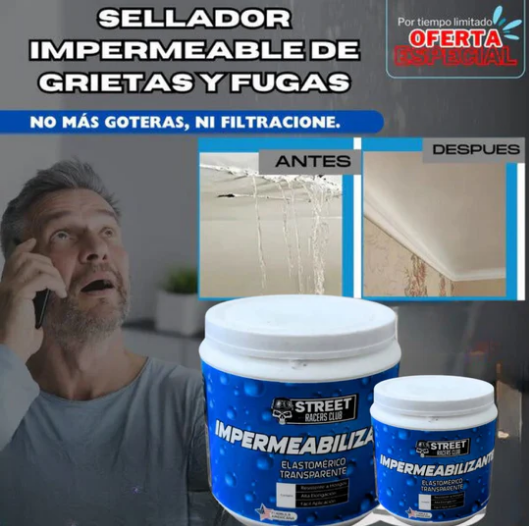 Impermeabilizante Transparente Sellador - Repara Filtraciones de agua || LEVA 2X$33.99