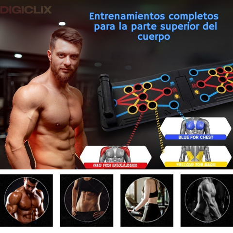 Push-Up Board Pro 9 en 1 – Transforma tu cuerpo desde casa sin gastar en gimnasio