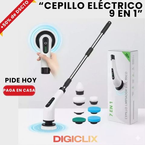 SPINCLEAN || CEPILLO ELÉCTRICO 9 EN 1