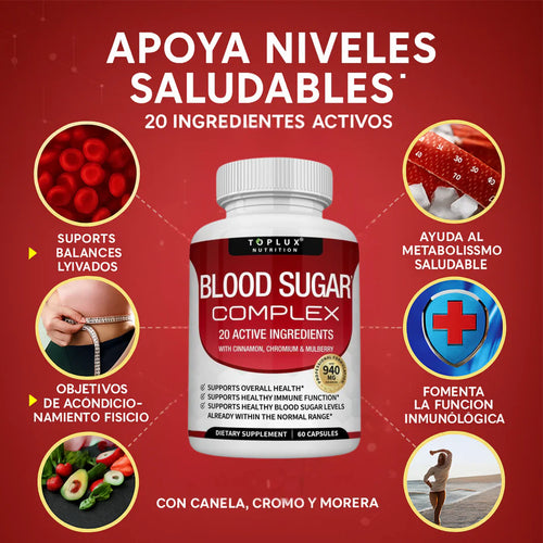 Blood Sugar Complex – Equilibrio natural para tu energía y bienestar diario