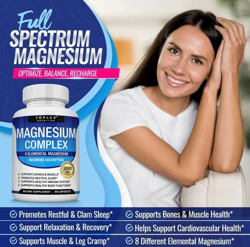 🧲 MAGNESIUM COMPLEX 8 en 1 || LLEVA 2X$35.99